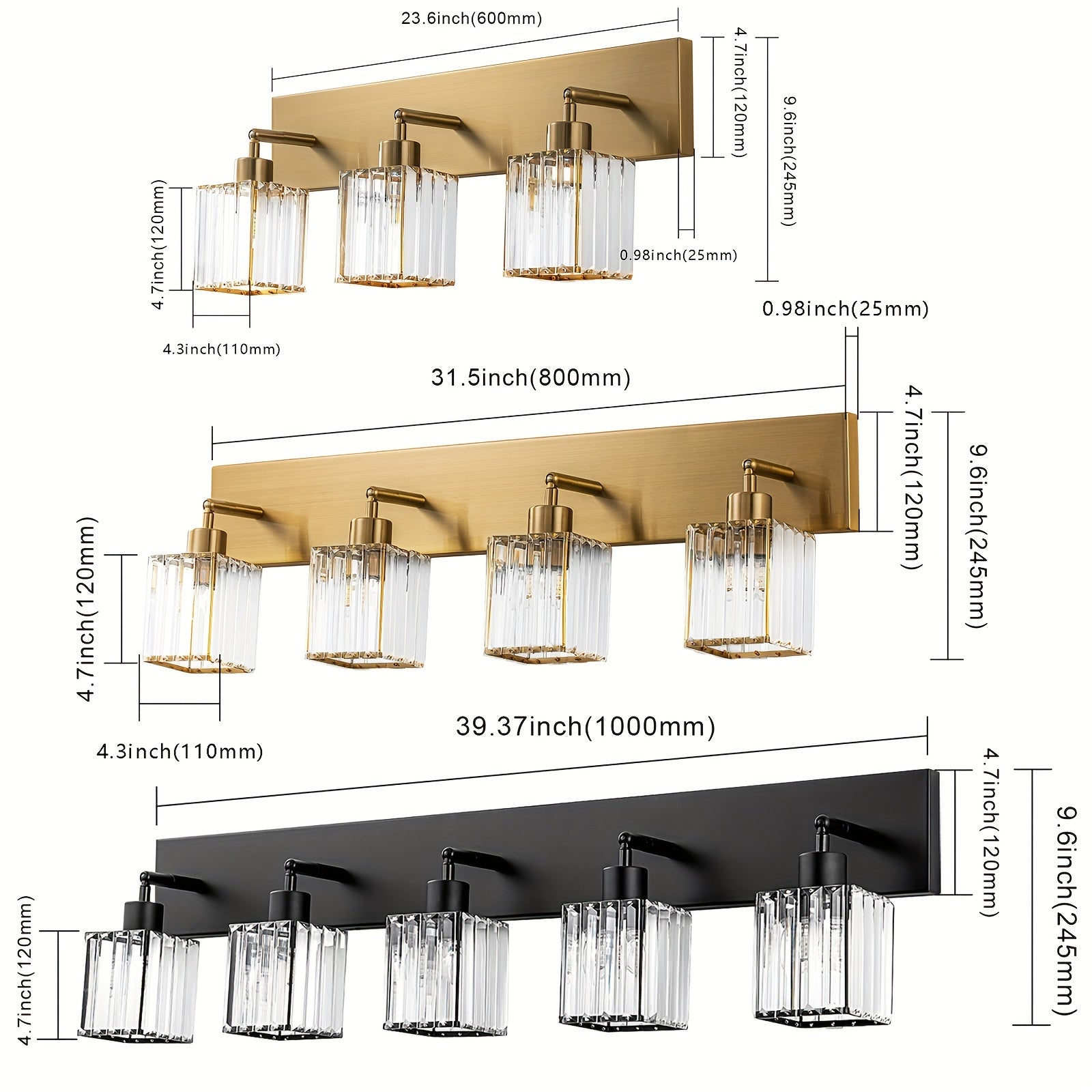Vanity Light Bar Sconce