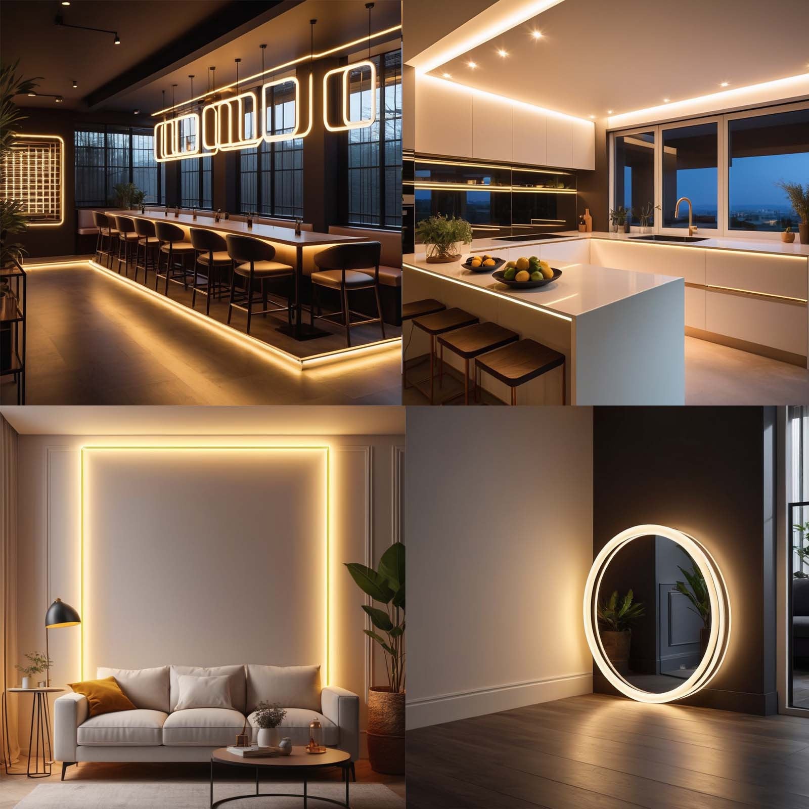 LED Ambient Neon Strip Lights