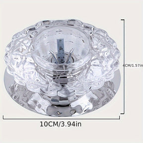 LED Crystal Recessed Down light Fixture