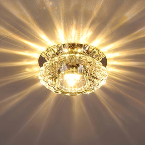LED Crystal Recessed Down light Fixture