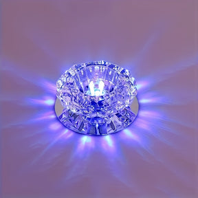 LED Crystal Recessed Down light Fixture