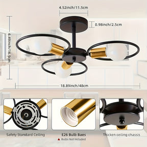 Semi Flush Mount Ceiling Light
