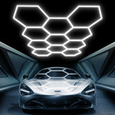 Hexagon LED light fixtures