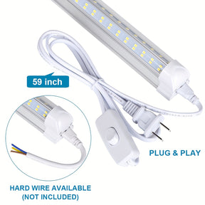 Linkable Fluorescent Tube Light Fixtures