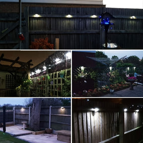 Solar outdoor LED light fixtures