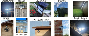 Solar Motion Sensor security light fixtures
