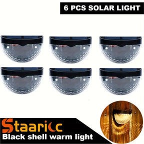 Solar outdoor LED light fixtures