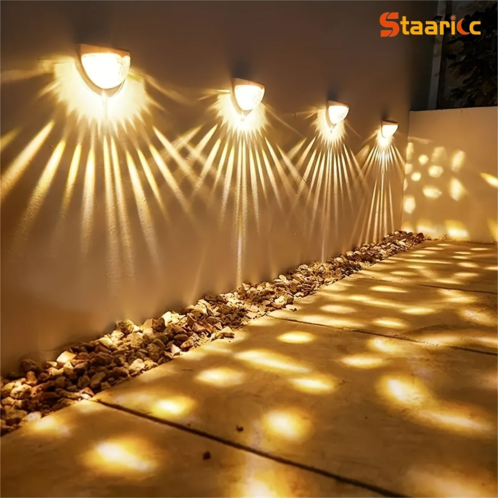 Solar outdoor LED light fixtures