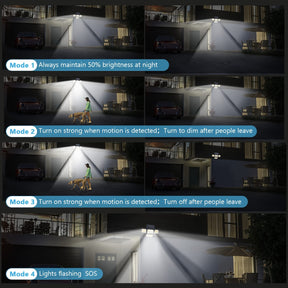 Solar Motion Sensor security light fixtures