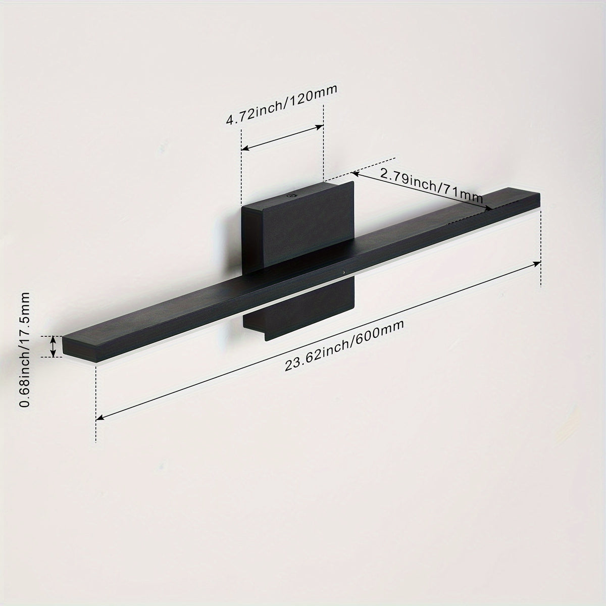 Linear led bathroom light fixtures