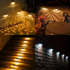 Solar outdoor LED light fixtures