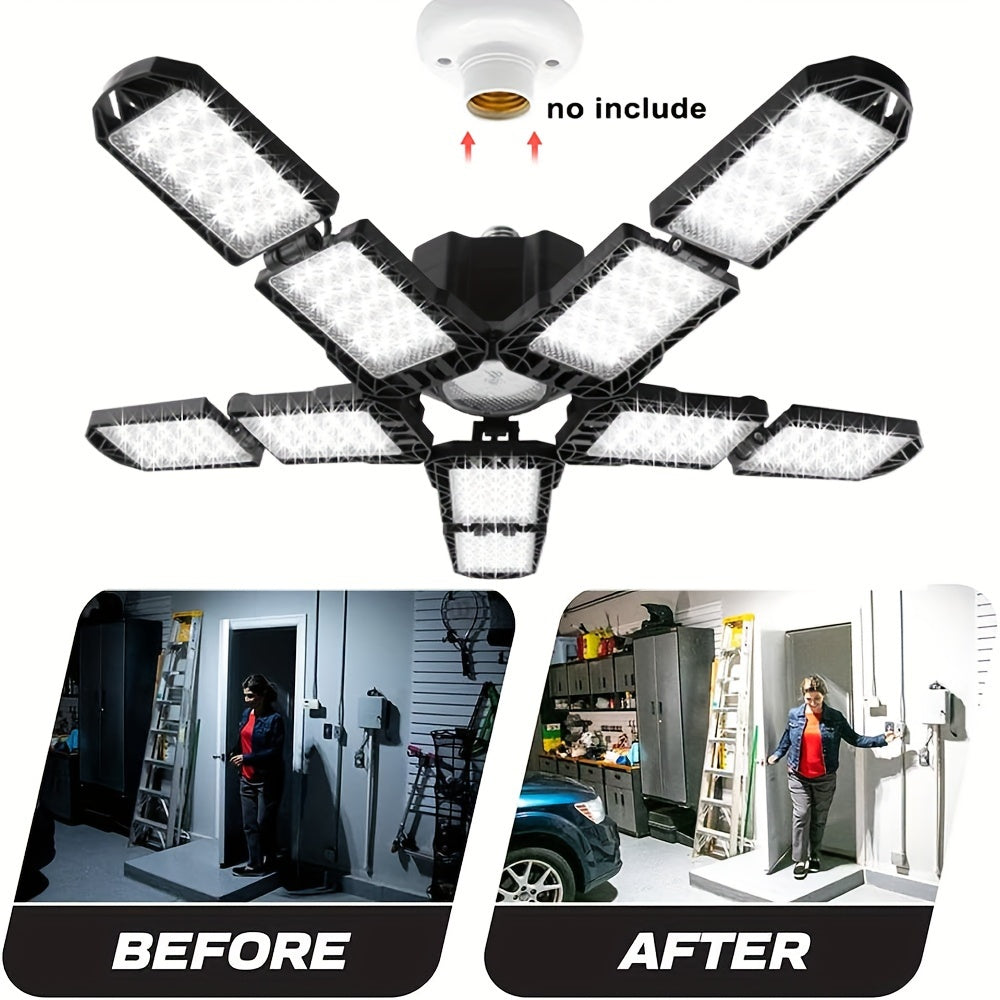 Deformable LED Light Fixtures For Garages