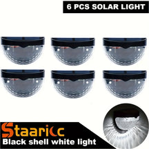 Solar outdoor LED light fixtures