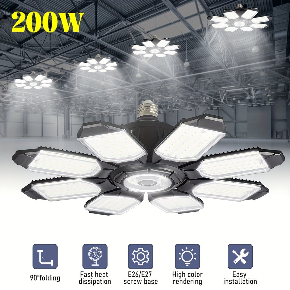 Deformable Garage Ceiling Light