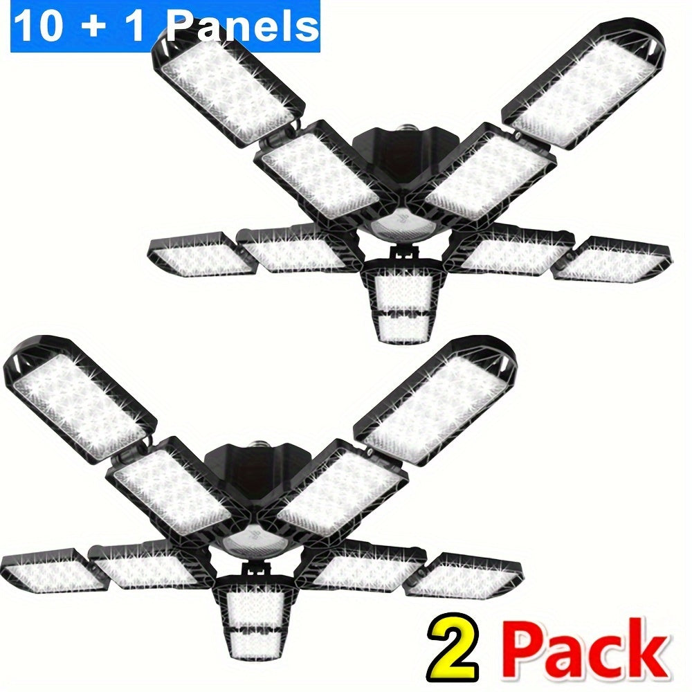 Deformable LED Light Fixtures For Garages