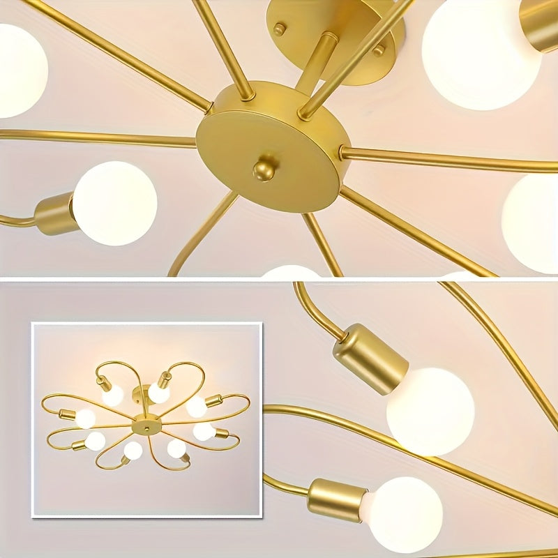 Flower Petal Floral Light Fixture