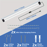 Modern hanging LED light fixtures
