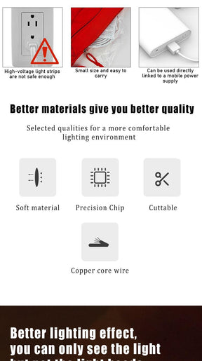 Flexible Rope LED light strip fixture