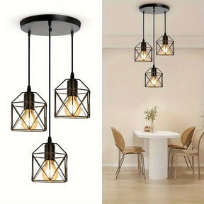 Cage Geometric Hanging Light Fixtures