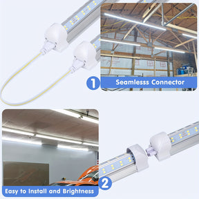 Linkable Fluorescent Tube Light Fixtures