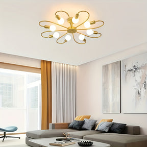 Flower Petal Floral Light Fixture