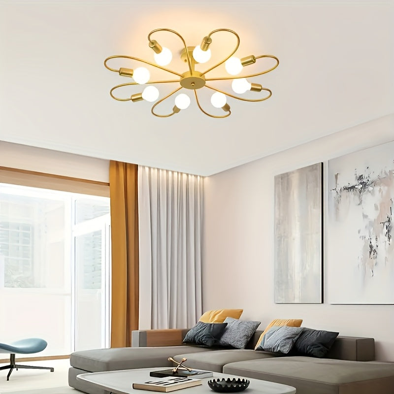 Flower Petal Floral Light Fixture