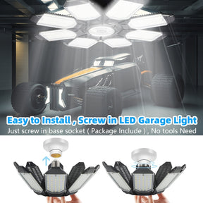 Deformable Garage Ceiling Light