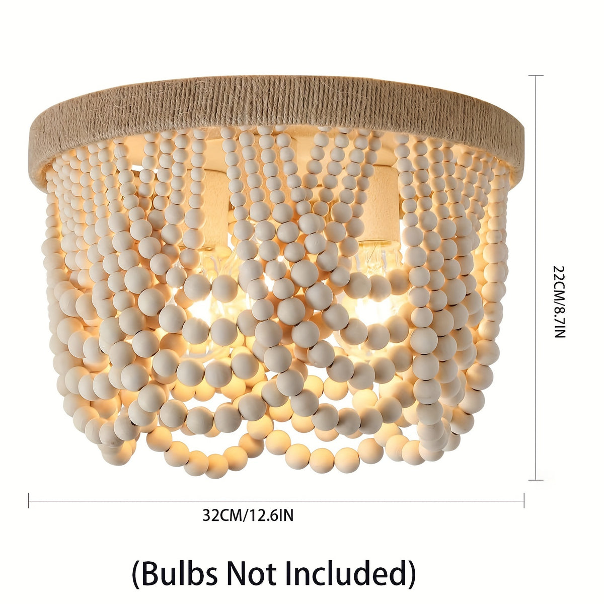 Boho beaded light fixtures