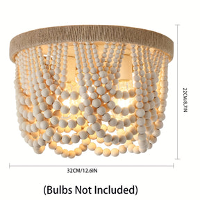 Boho beaded light fixtures