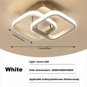 Square LED Geometric Light Fixtures