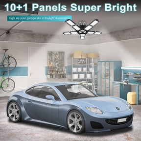 Deformable LED Light Fixtures For Garages