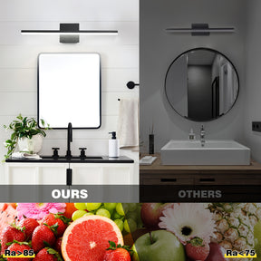 Linear led bathroom light fixtures