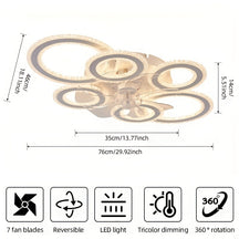 Crystal Rings Ceiling Fan Light Fixtures