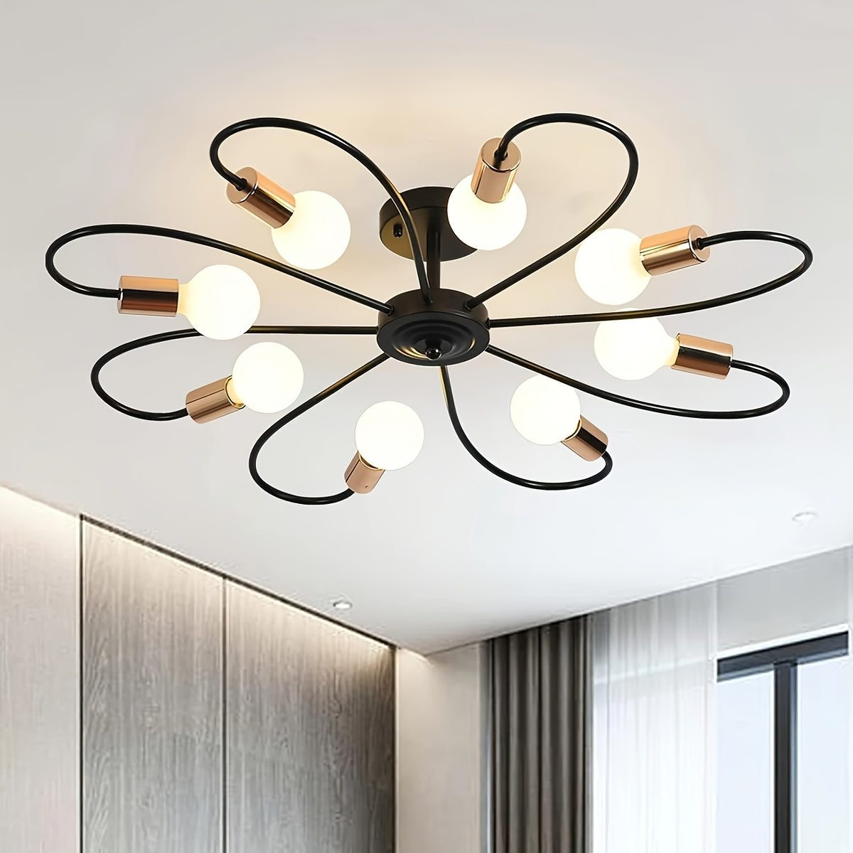 Flower Petal Floral Light Fixture
