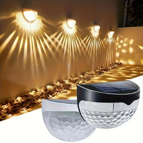 Solar outdoor LED light fixtures