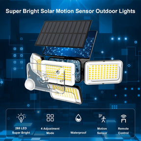 Solar Motion Sensor security light fixtures