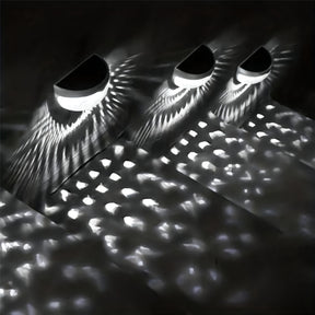 Solar outdoor LED light fixtures