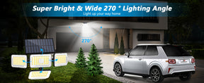 Solar Motion Sensor security light fixtures