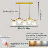 Glass Globe LED Pendant Light Fixtures