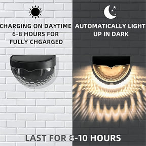 Solar outdoor LED light fixtures