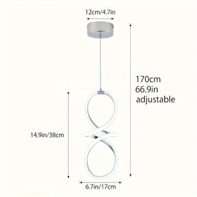 Infinity Loop Pendant Light Fixtures