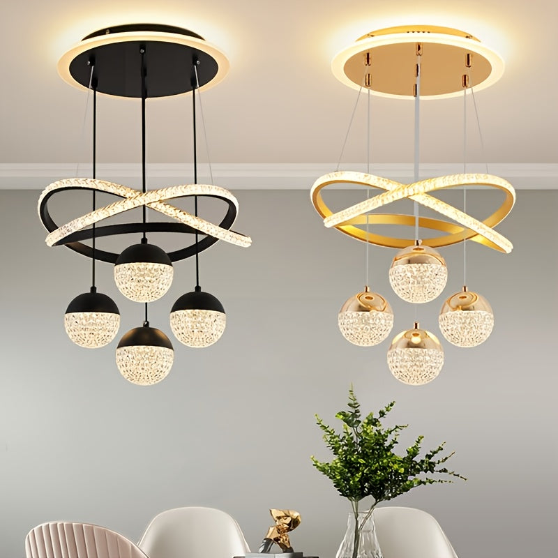 Contemporary Dimmable Pendant Chandelier