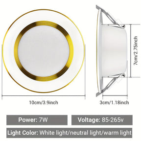 Slim Panel LED down light fixtures