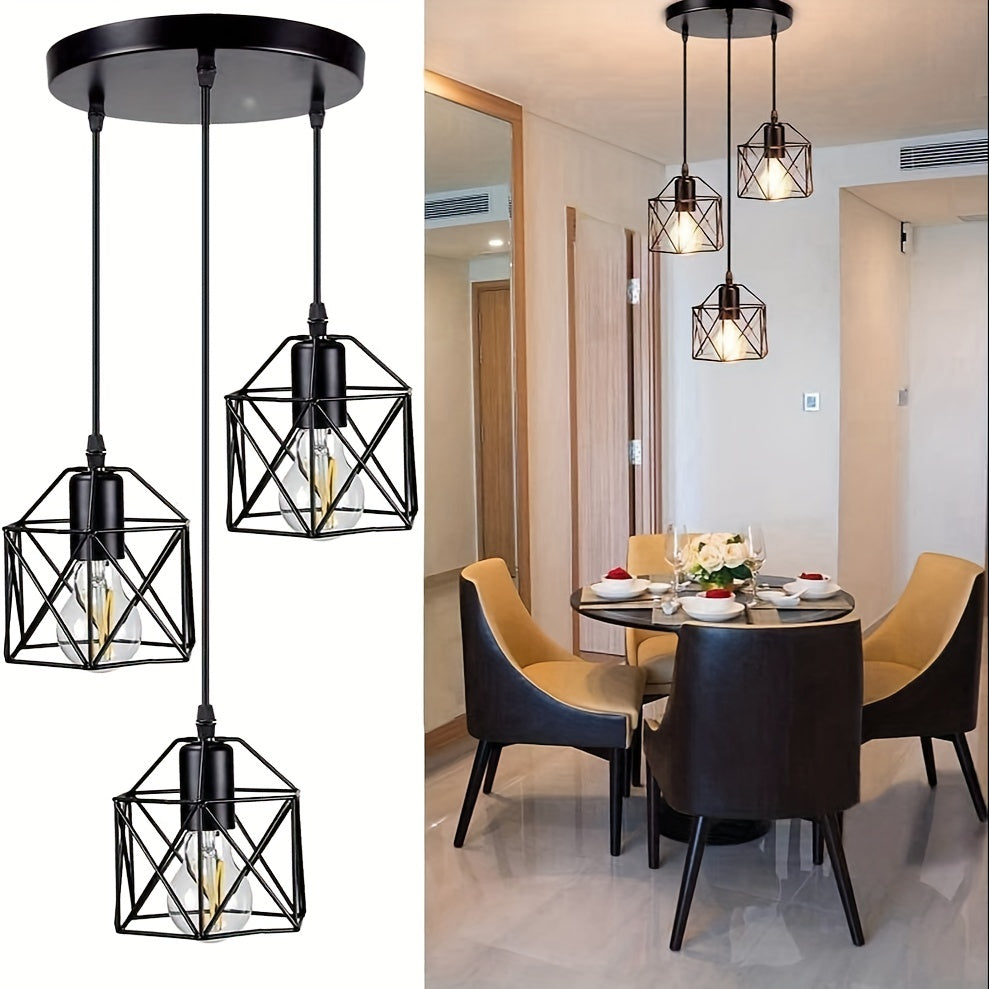 Cage Geometric Hanging Light Fixtures