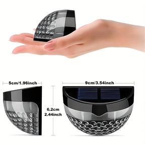 Solar outdoor LED light fixtures
