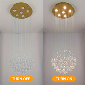 Rain Drop Crystal Pendant Chandelier