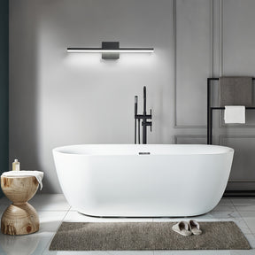 Linear led bathroom light fixtures