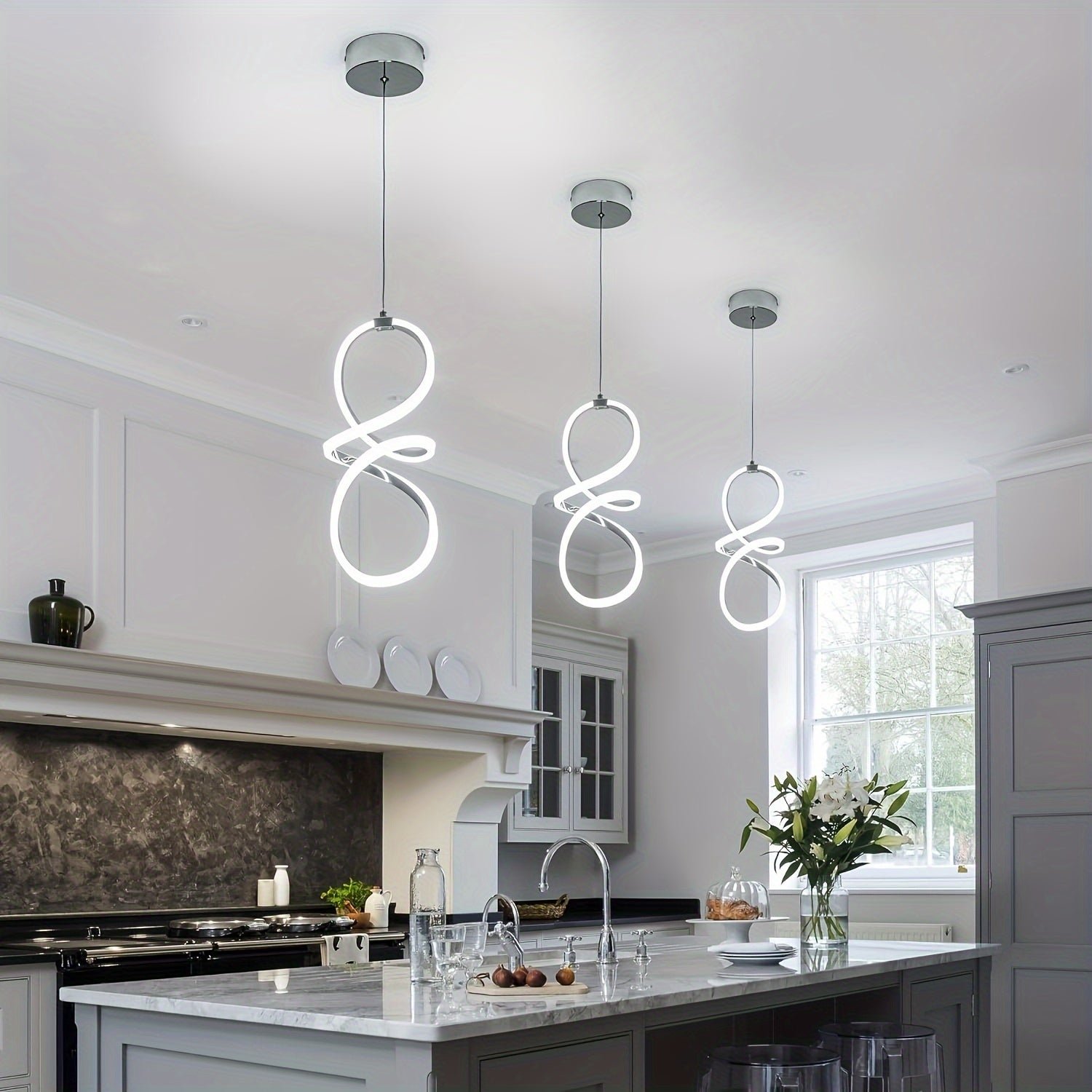 Infinity Loop Pendant Light Fixtures