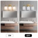 3-Light Bathroom Wall Sconce