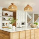 Rattan Dome Bamboo Light Fixtures